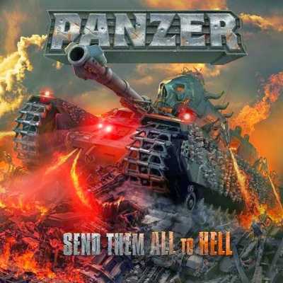 Panzer Send Them All To Hell Front Cover Panzer   Send Them All To Hell (2014)