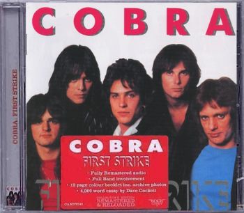 COBRA (Jimi Jamison) - First Strike [Rock Candy remaster] front