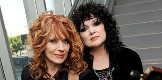 Musicians Nancy Wilson (L) and Ann Wilson of the rock band Heart perform at The Grammy Meuseum on May 24, 2010 in Los Angeles, California.