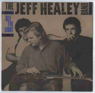 The Jeff Healey Band 1988 See The Light LP face poster 500