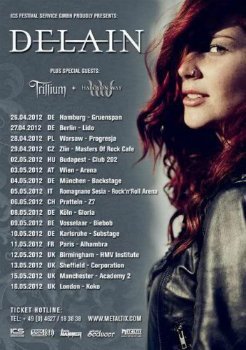 Delain - 2012.05.15 - Club Academy, Manchester, UK (2012)