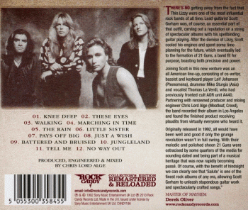 21 Guns - Salute Rock Candy Remaster 2013  back cover