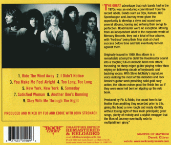 Roadmaster - Fortress [Rock Candy reissue] back