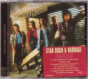 Stan Bush & Barrage - ST [Rock Candy Remaster] front cover CD