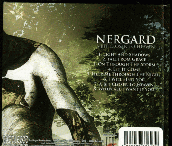 Nergard - A Bit Closer To Heaven - back