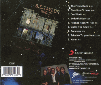 B.E. TAYLOR GROUP - Our World [YesterRock remaster] Back
