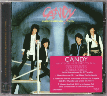 CANDY - Whatever Happened To Fun [Rock Candy remaster] front