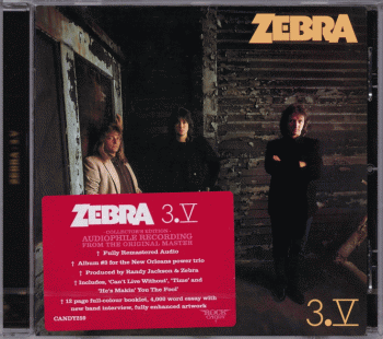 ZEBRA - 3.V [Rock Candy remaster] front