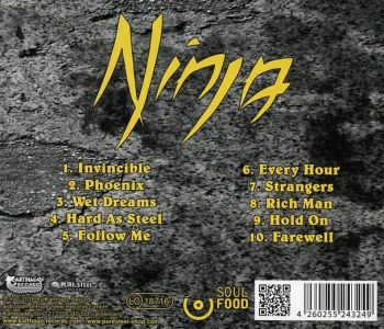 NINJA - Invincible [remastered 2016] back