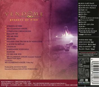 PLACE VENDOME - Streets Of Fire [Japan Edition] back