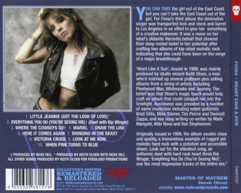 Fiona - Heart Like A Gun [Rock Candy remaster] - back cover