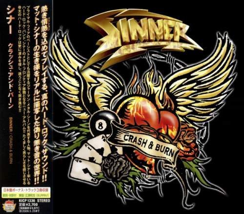 Sinner - Crash & Burn [Japan Edition +3 bonus] (2008)