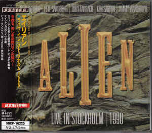 Alien ‎– Live In Stockholm 1990 [Japan Edition] 2001